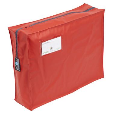 Mail Bag with Gusset ZG4 Red Button